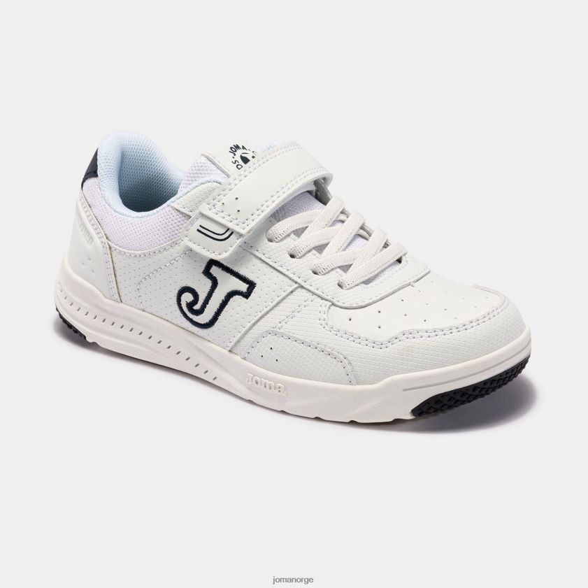 nei Joma fritidssko harvard 22 junior hvit marineblå FBD0T02743