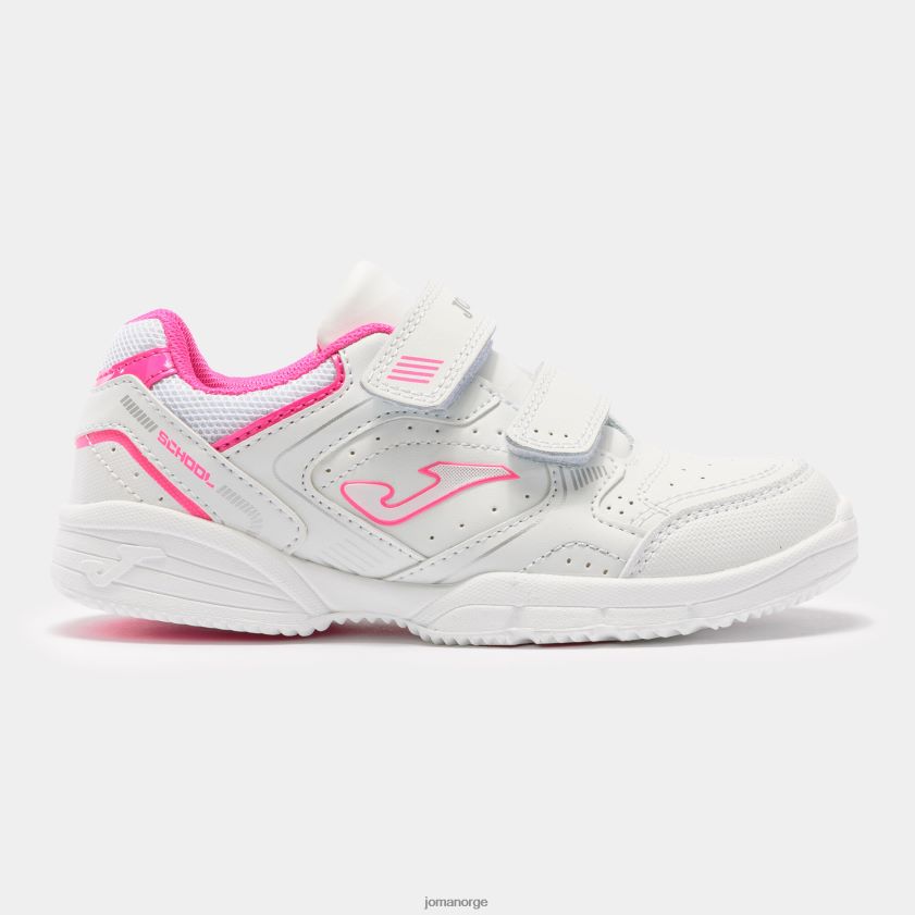 nei Joma fritidssko skole 21 junior hvit fuchsia FBD0T02774