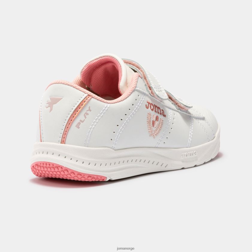 nei Joma fritidssko spille 22 junior hvit rosa FBD0T02815