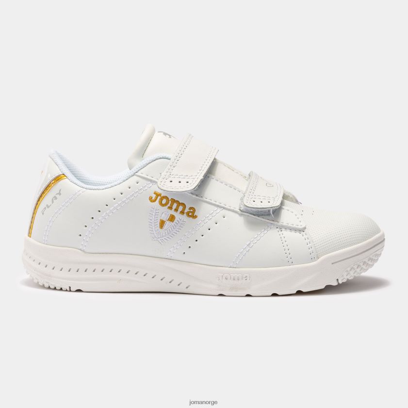 nei Joma fritidssko spille 22 junior hvitt gull FBD0T02714