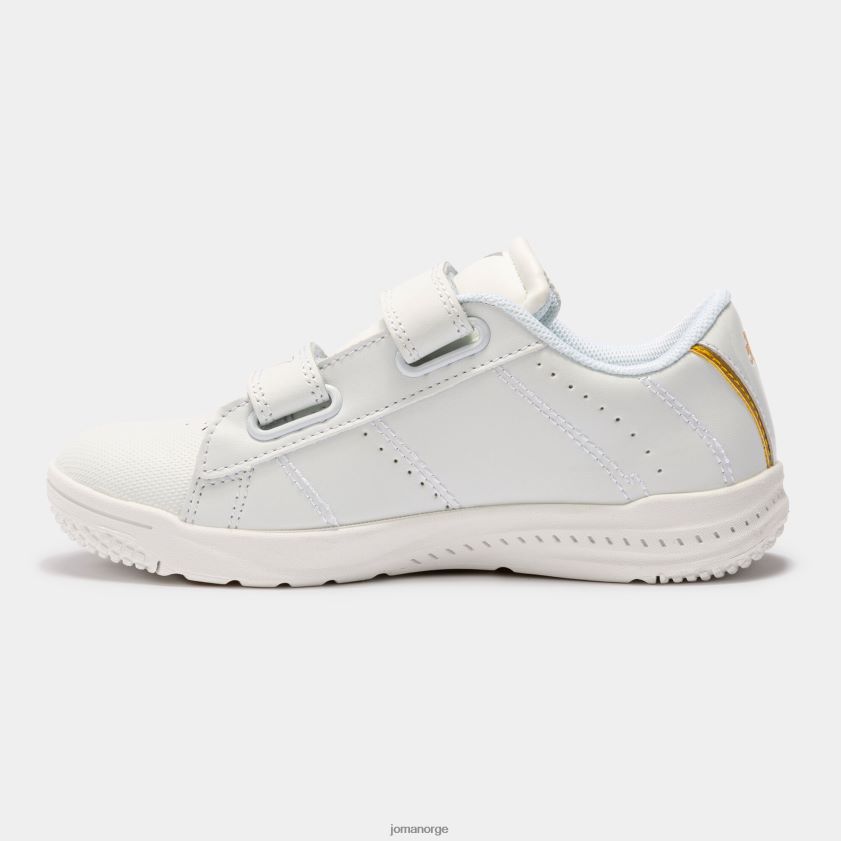 nei Joma fritidssko spille 22 junior hvitt gull FBD0T02714