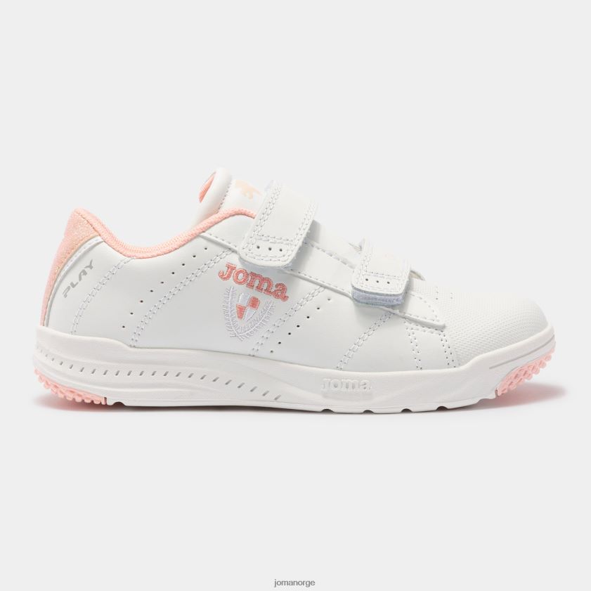 nei Joma fritidssko spiller 21 junior hvit rosa FBD0T04240