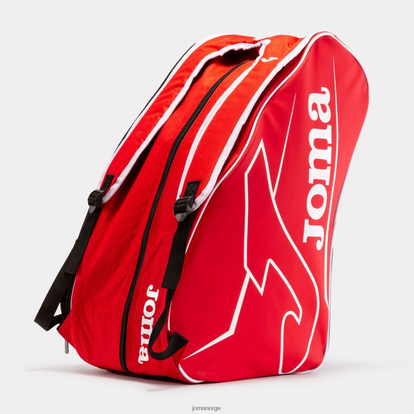 nei Joma padel racket bag gull pro rød FBD0T03941
