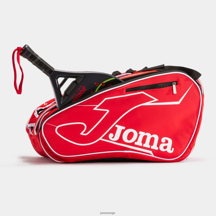 nei Joma padel racket bag gull pro rød FBD0T03941