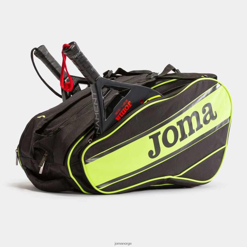 nei Joma padel racket bag gull pro svart grønn FBD0T0379