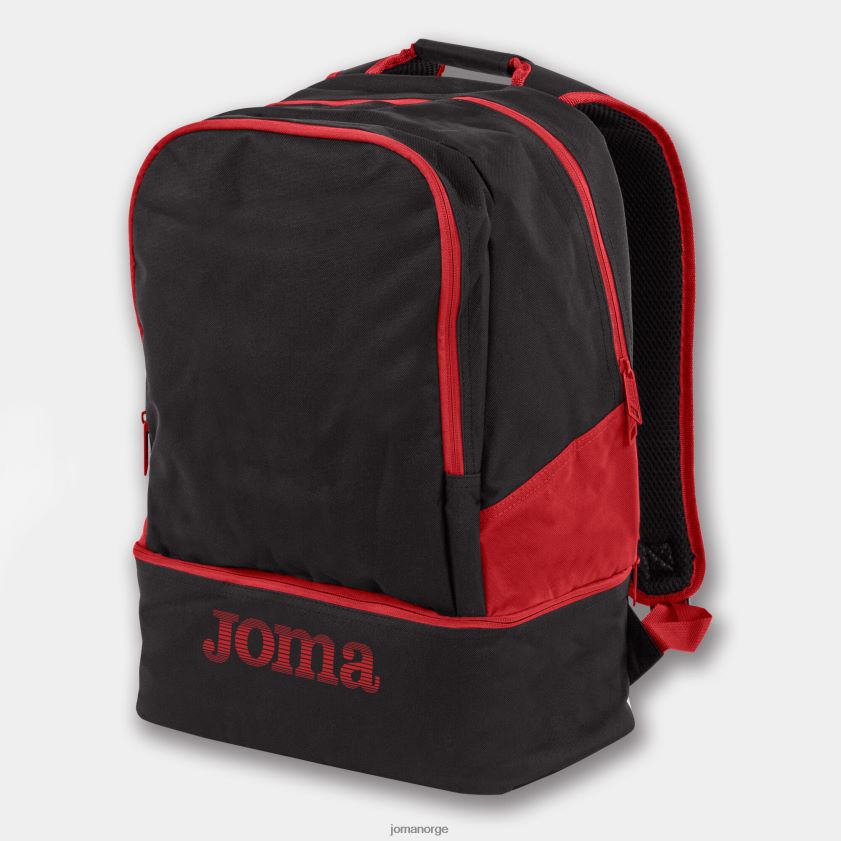 nei Joma ryggsekk-skoveske estadio iii svart, rød FBD0T0492