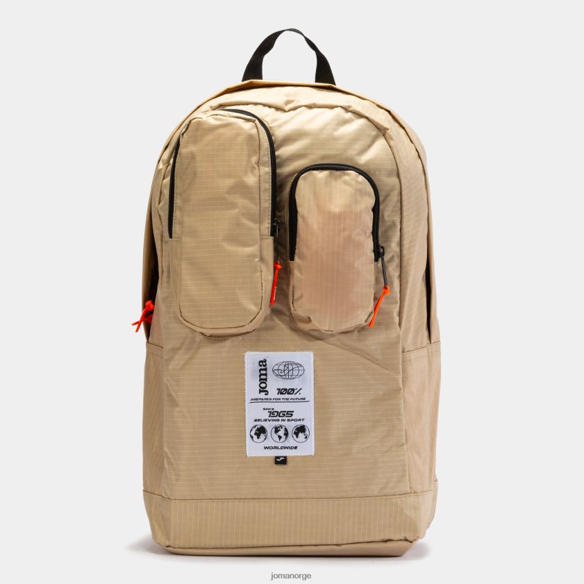 nei Joma ryggsekk-skoveske over hele verden beige FBD0T02825