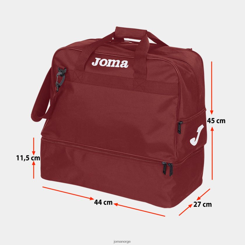 nei Joma sportsbag trening iii burgunder FBD0T01252