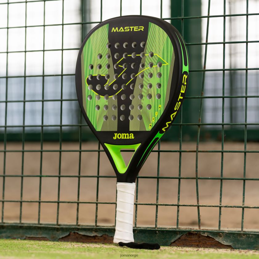 nei Joma padell racket mester svart fluorescerende grønn FBD0T0460