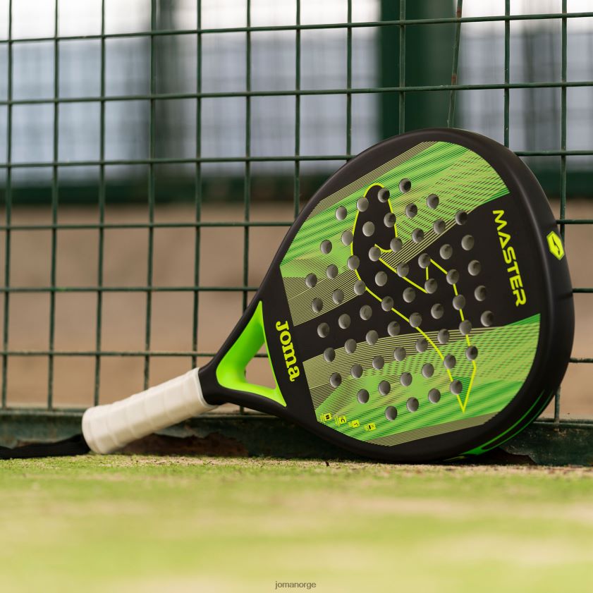 nei Joma padell racket mester svart fluorescerende grønn FBD0T0460