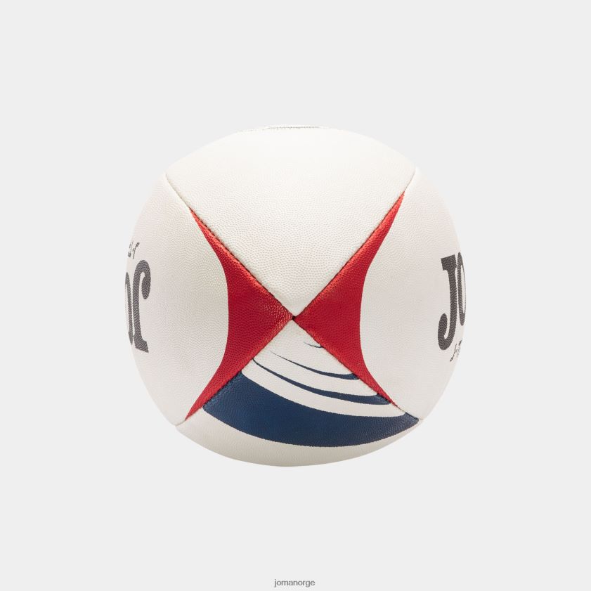 nei Joma rugbyball j-trening hvit rød marineblå FBD0T03800