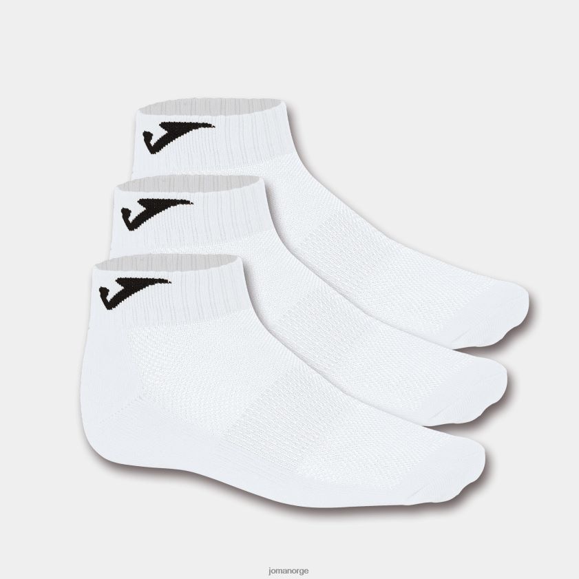 nei Joma sokker ankel hvit FBD0T027