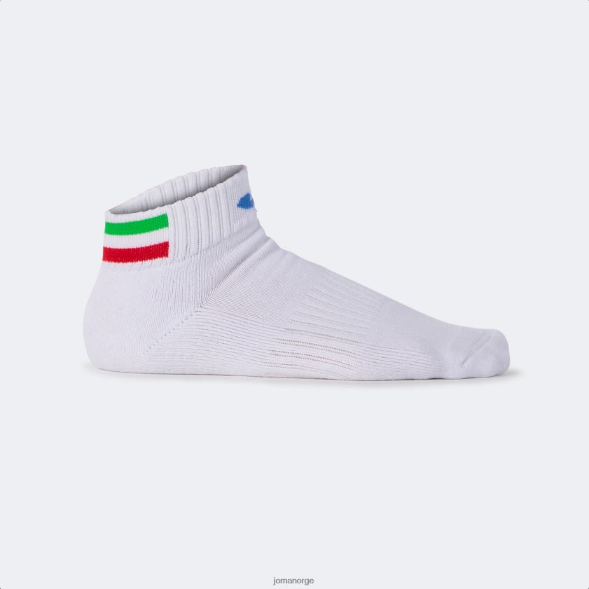 nei Joma sokker italiensk tennisforbund hvit FBD0T0755