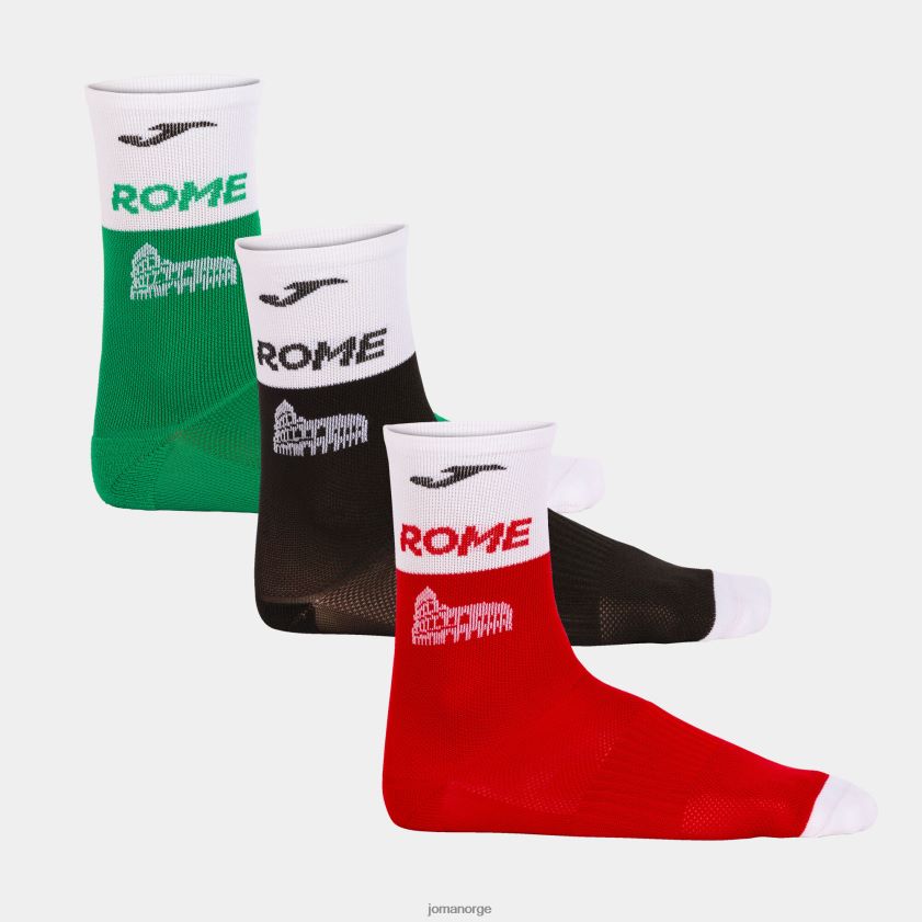 nei Joma sokker roma svart grønn rød FBD0T056
